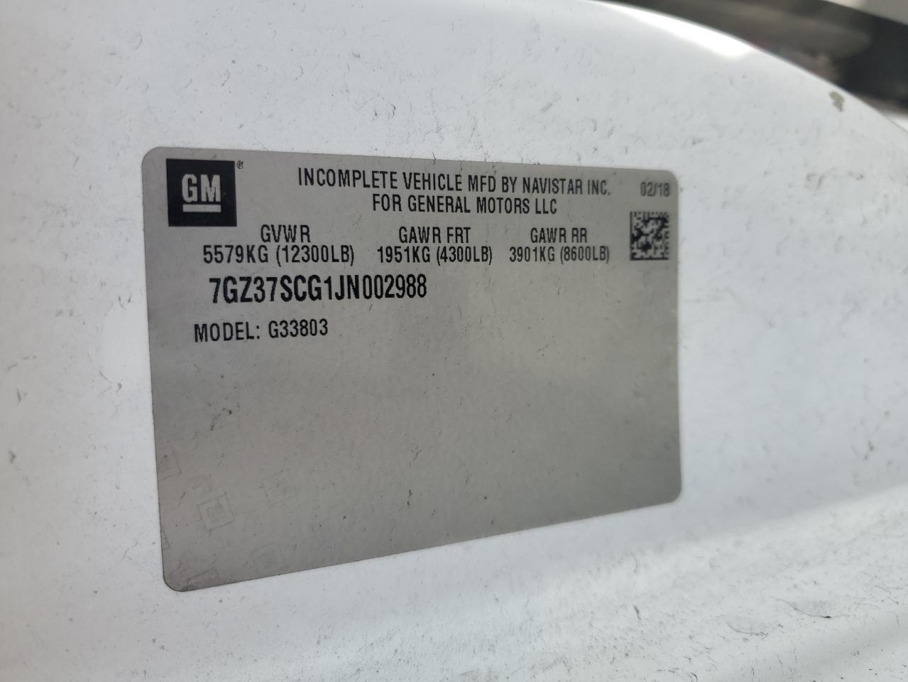 2018 GMC Savana