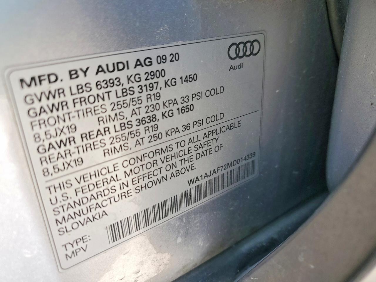 2021 AUDI Q7
