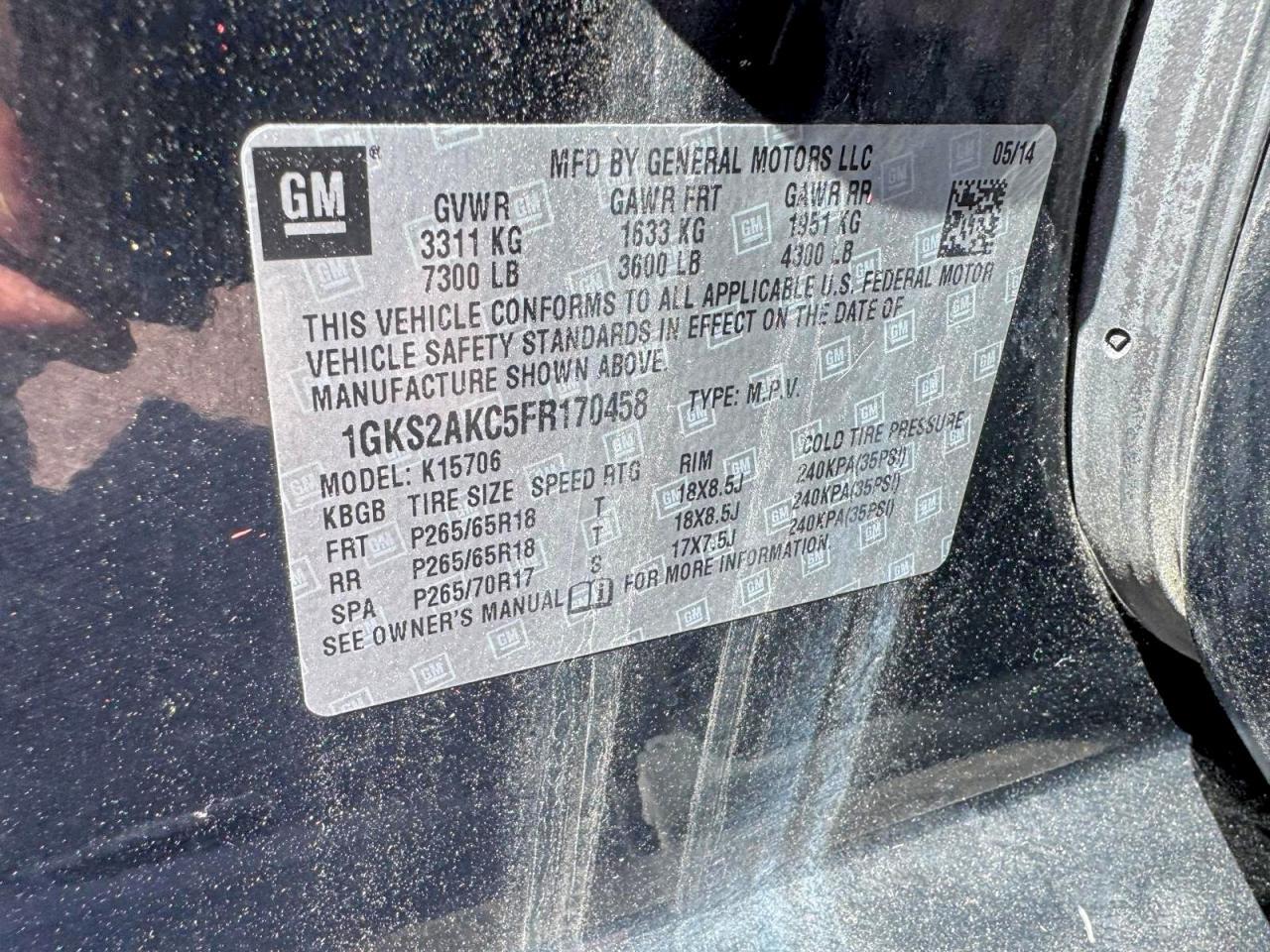 2015 GMC Yukon