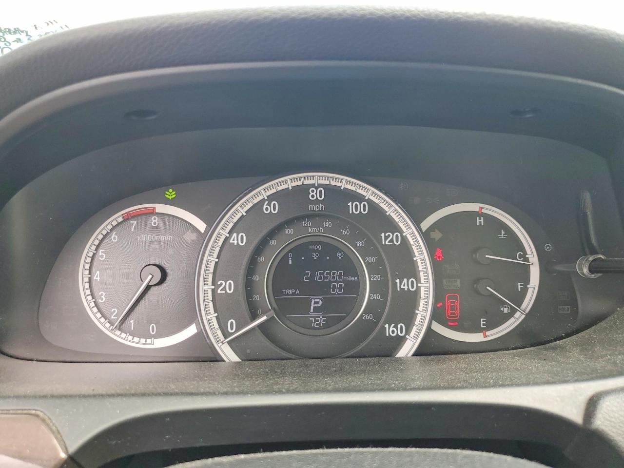 2016 HONDA ACCORD
