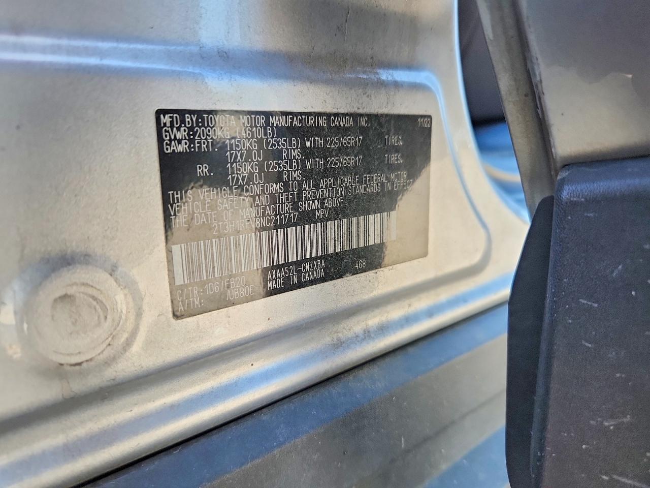 2022 TOYOTA RAV4