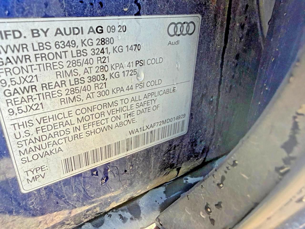 2021 AUDI Q7