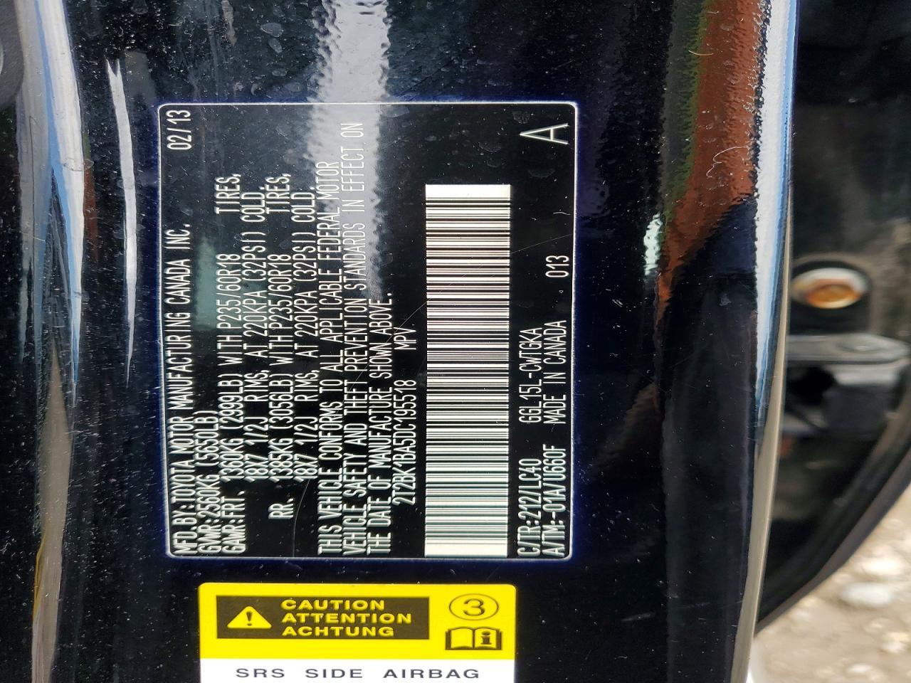 2013 LEXUS RX 350