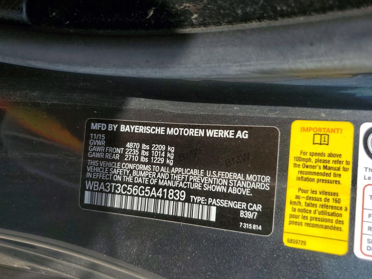 2016 BMW 4 Series