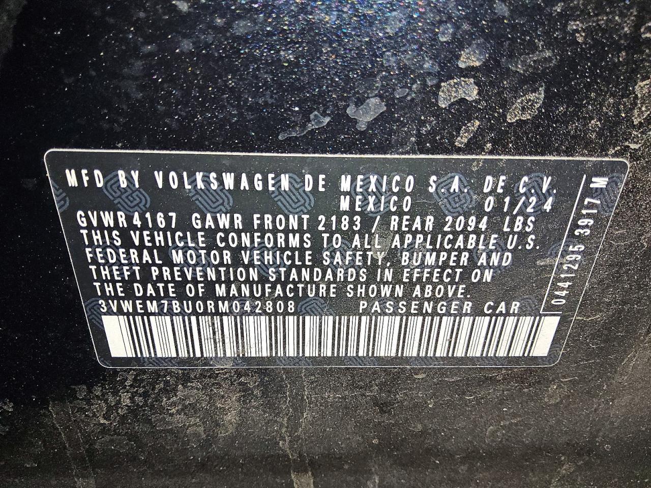 2024 VOLKSWAGEN JETTA