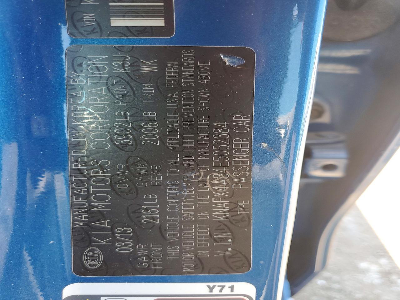 2014 KIA FORTE