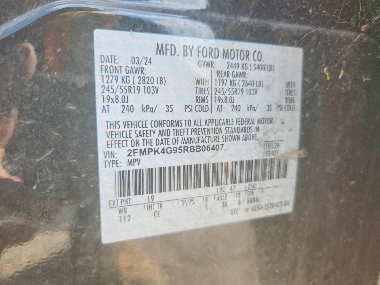 2024 FORD EDGE