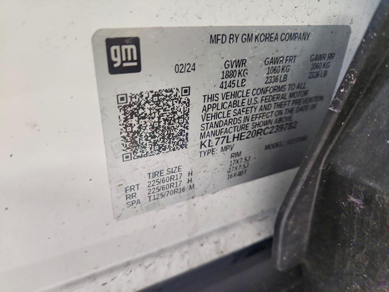 2024 CHEVROLET TRAX