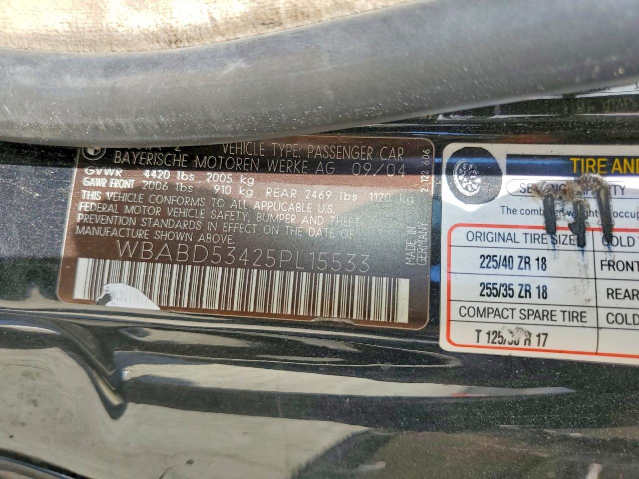 2005 BMW 3 SERIES
