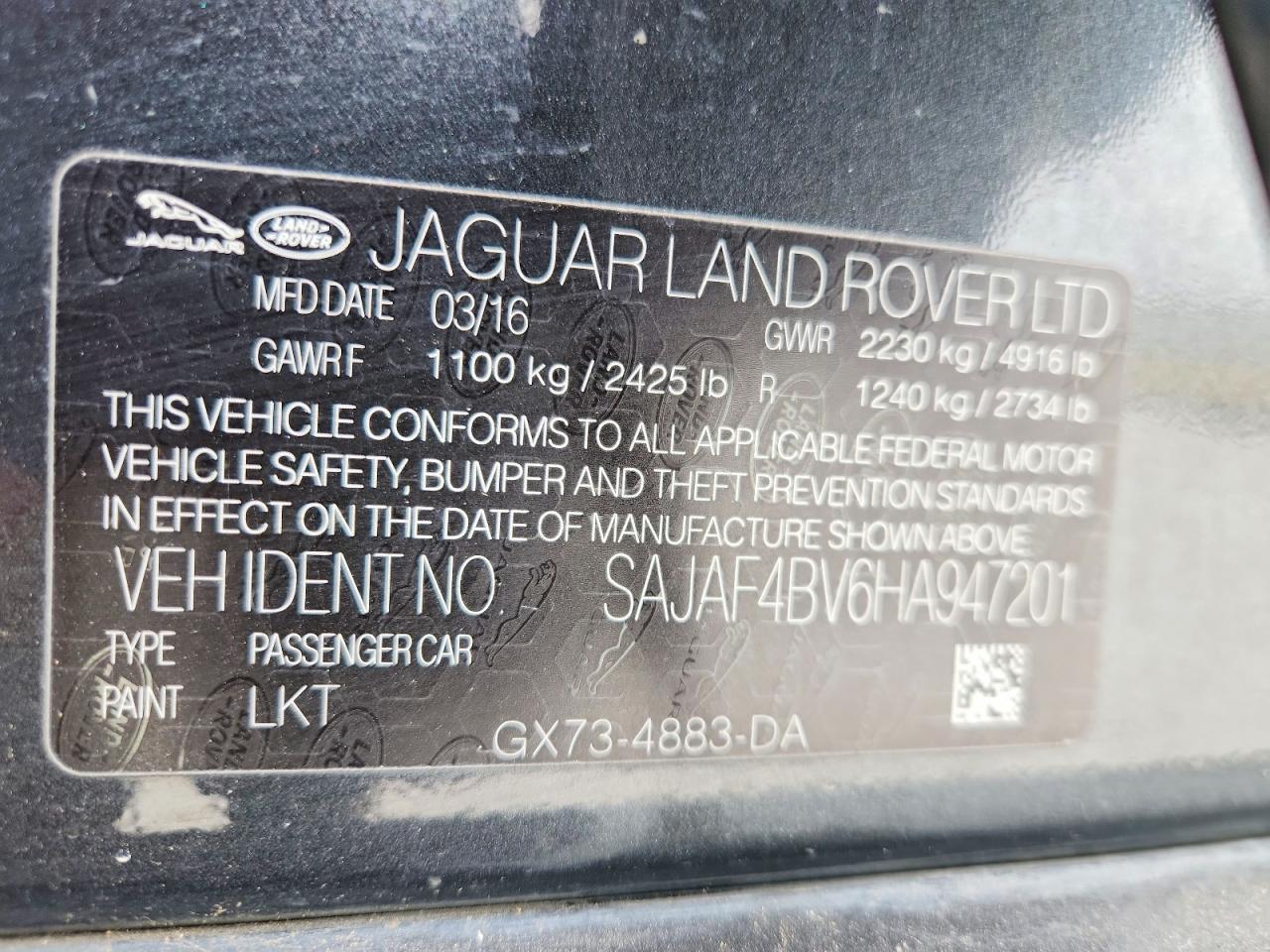 2017 JAGUAR XE
