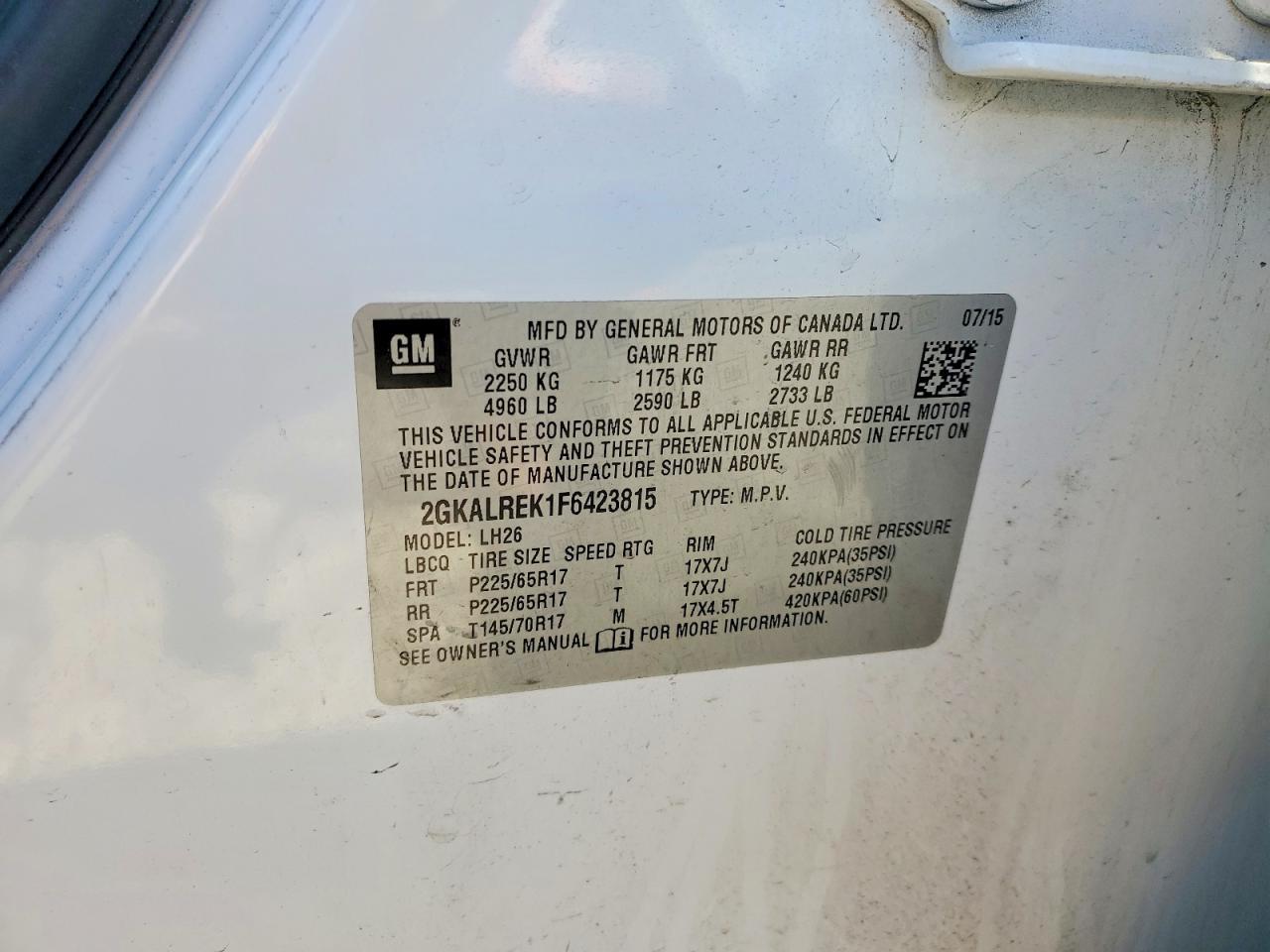 2015 GMC Terrain