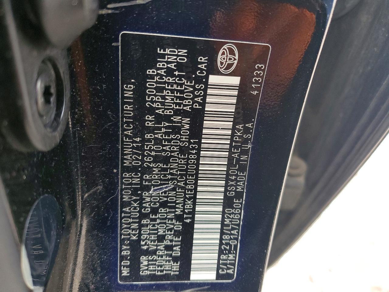2014 TOYOTA Avalon
