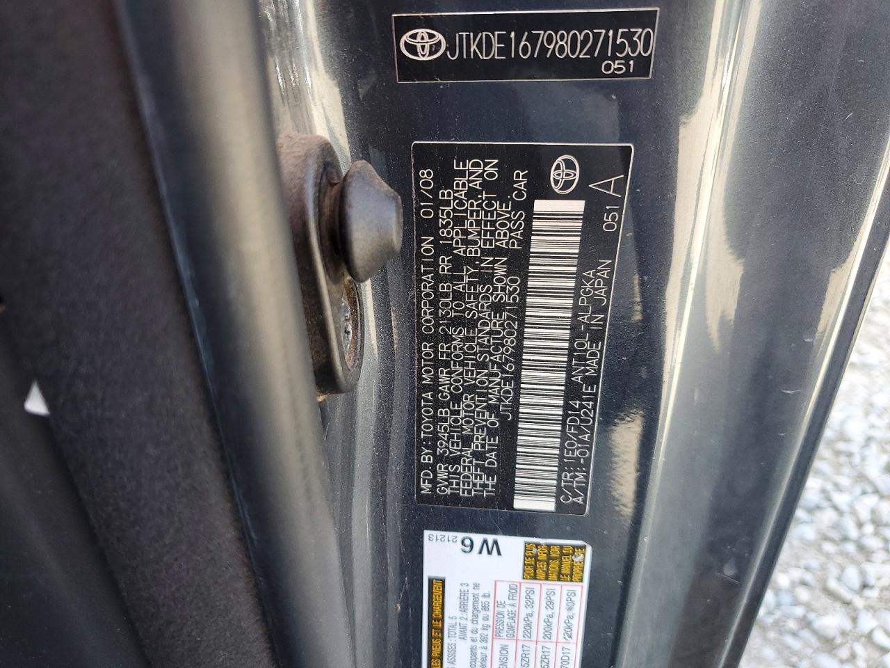 2008 SCION TC