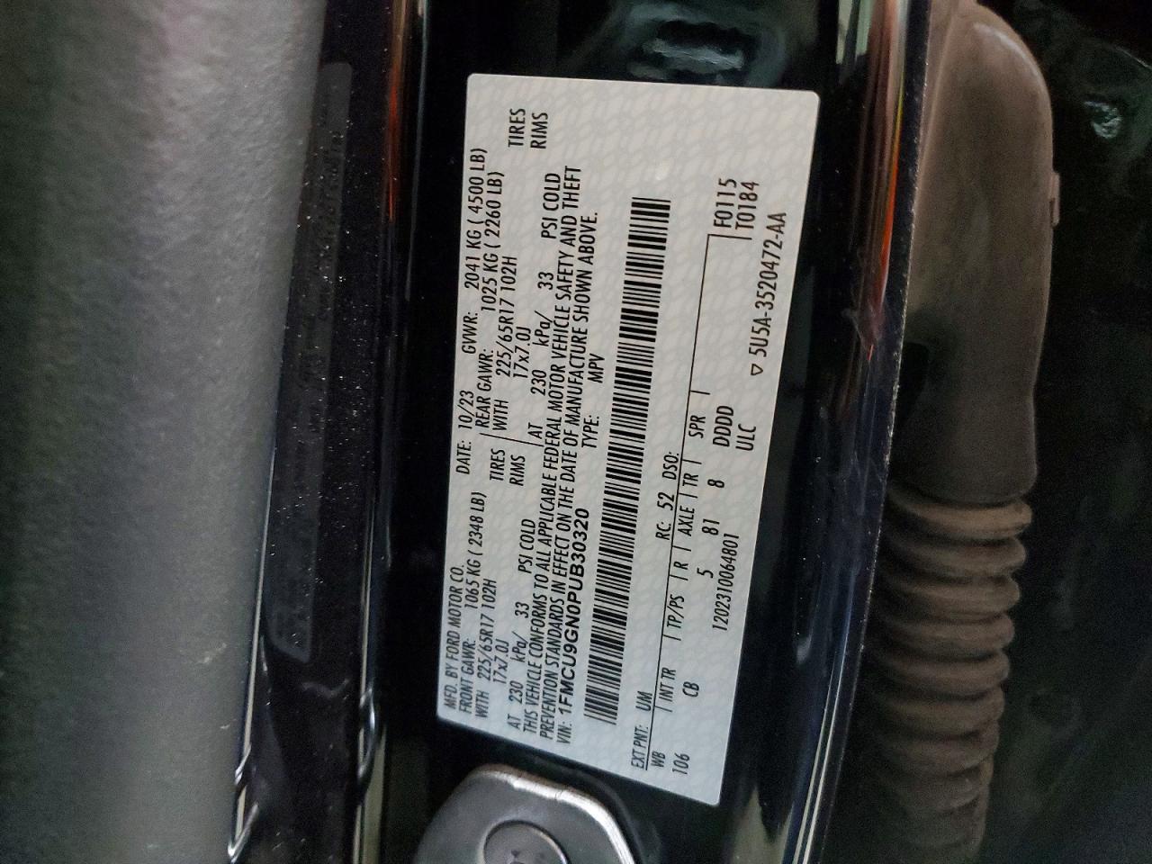 2023 FORD ESCAPE