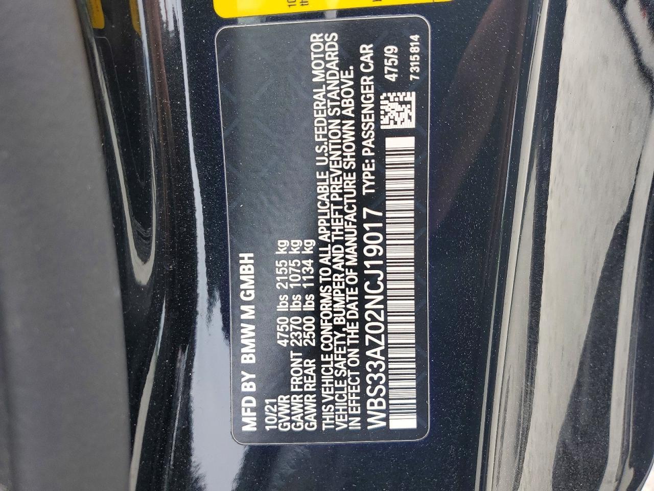 2022 BMW M4