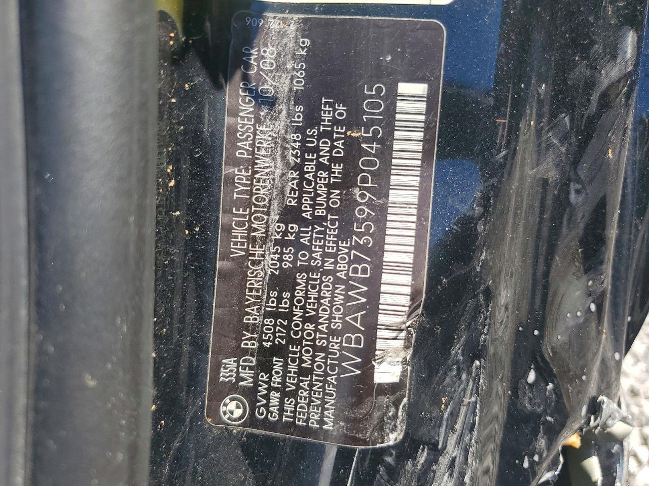 2009 BMW 3 SERIES