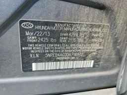 2013 HYUNDAI SONATA