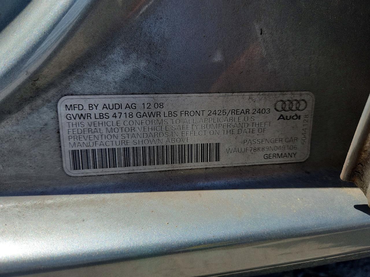 2009 AUDI A4