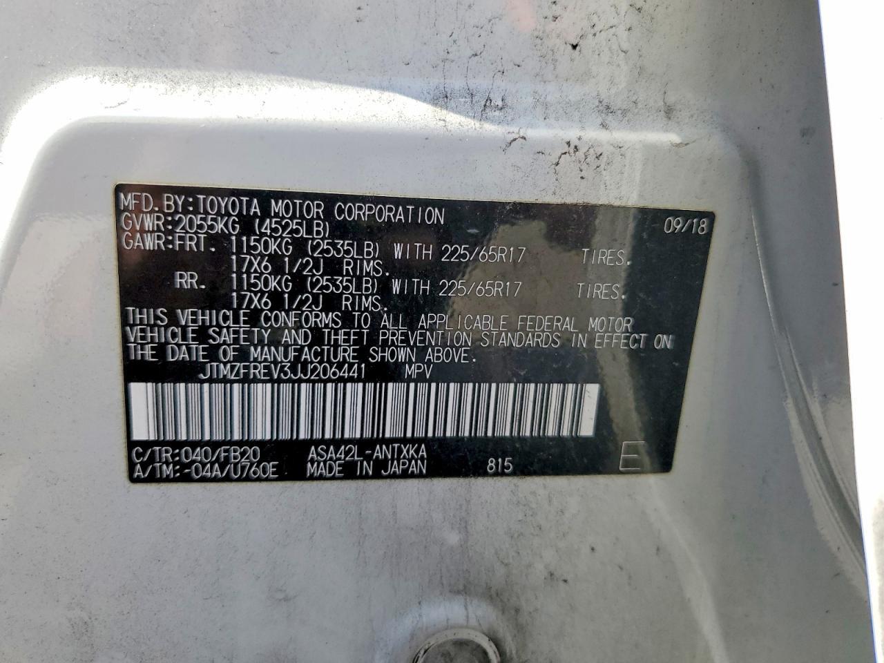 2018 TOYOTA RAV4