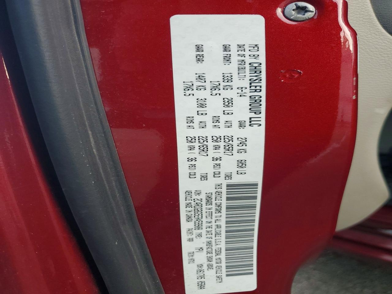 2014 DODGE GRAND CARAVAN