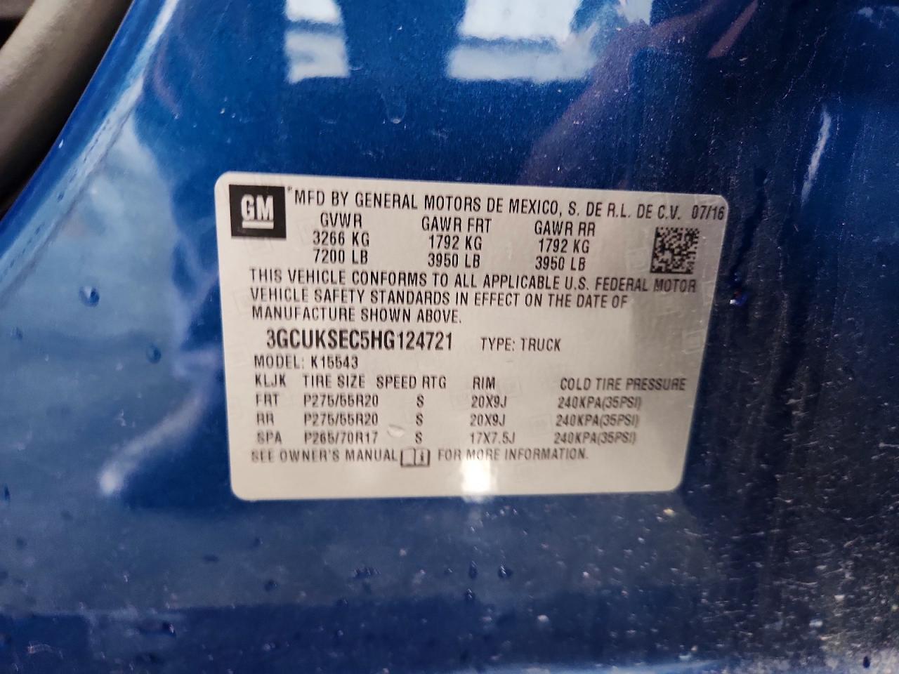 2017 CHEVROLET Silverado