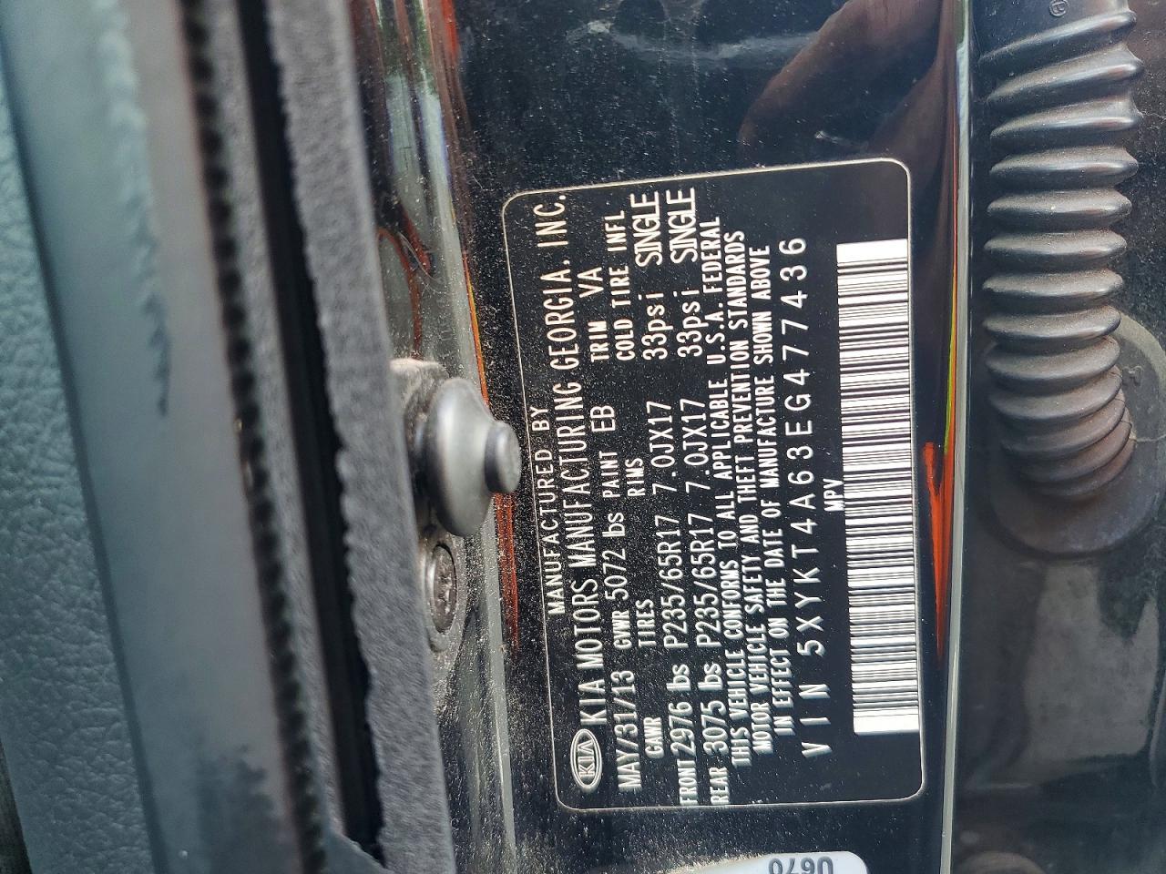 2014 KIA SORENTO