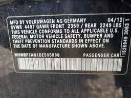 2013 VOLKSWAGEN CC