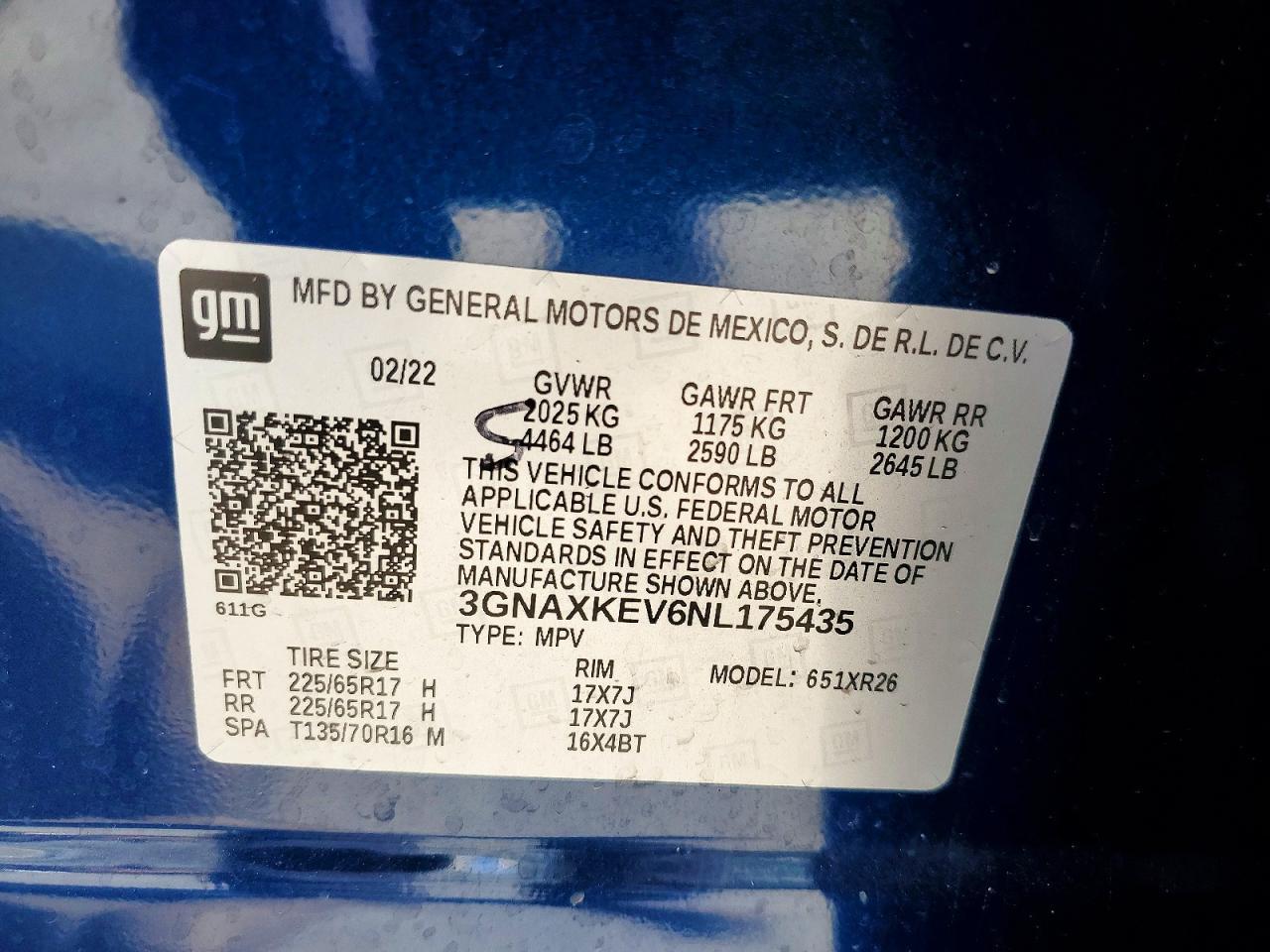 2022 CHEVROLET EQUINOX