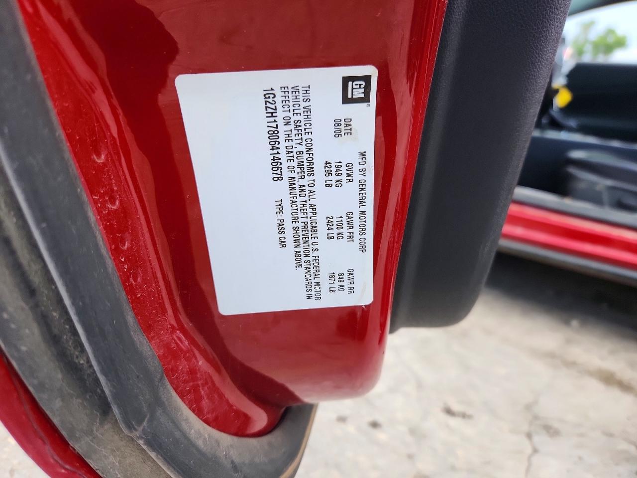 2006 PONTIAC G6