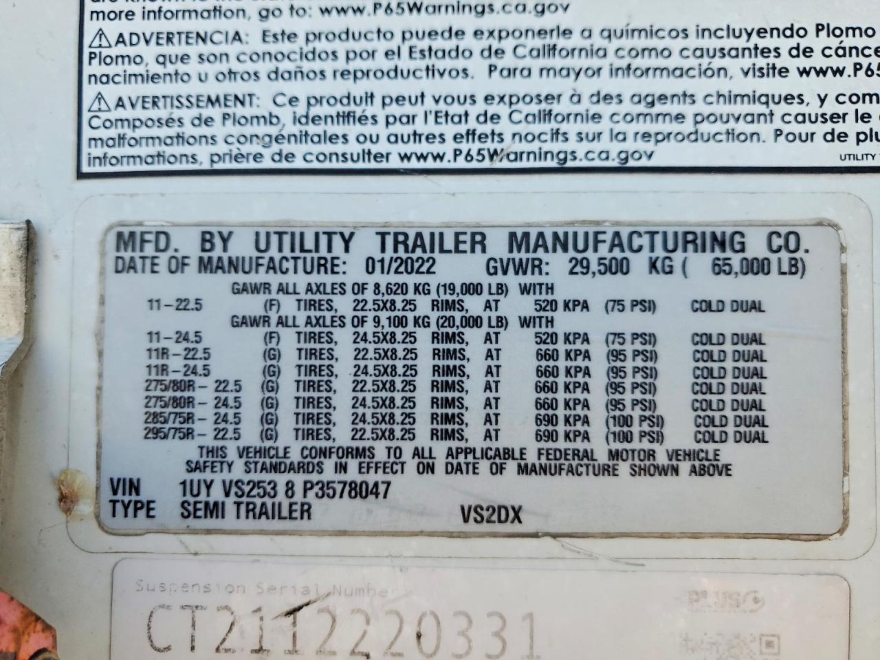 2023 UTILITY Vs2dx