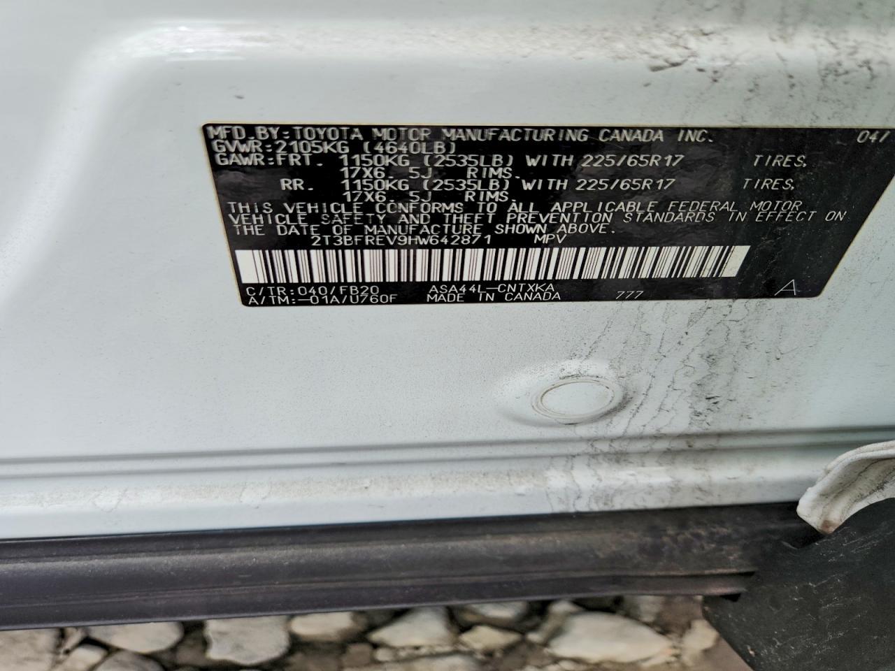 2017 TOYOTA RAV4
