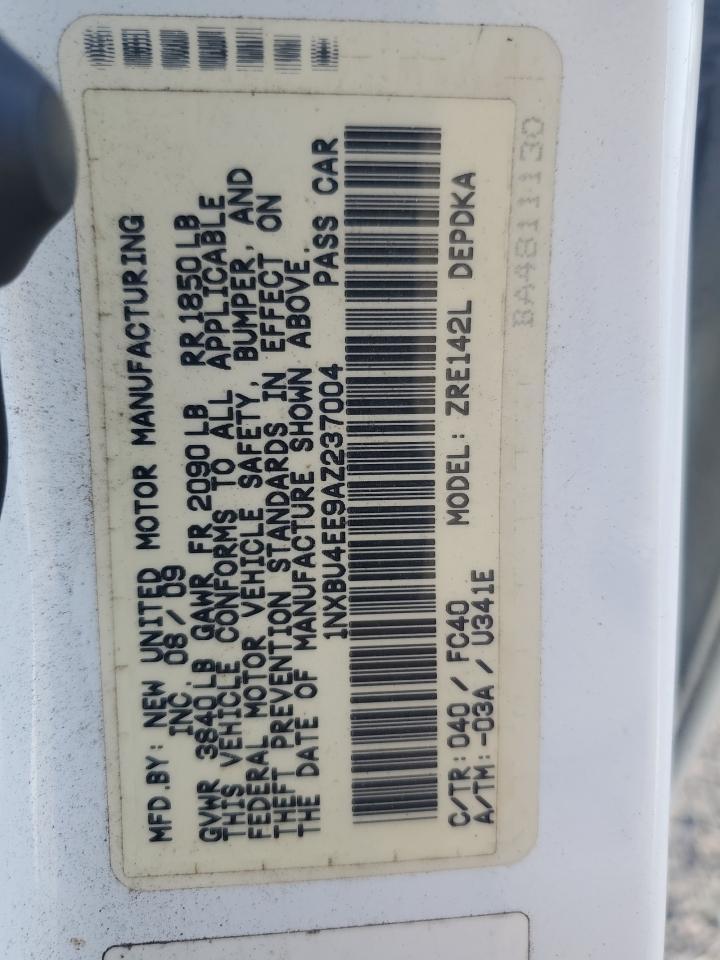 2010 TOYOTA COROLLA