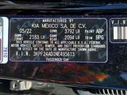 2022 KIA FORTE