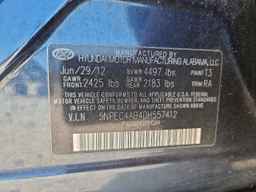 2013 HYUNDAI SONATA