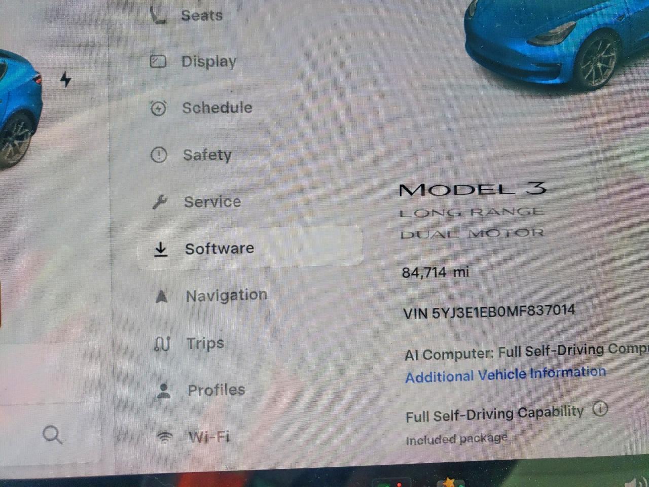2021 TESLA MODEL 3