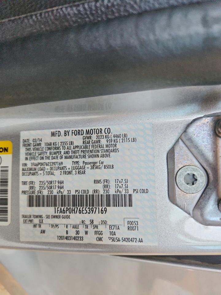 2014 FORD FUSION