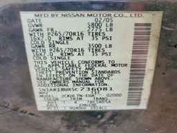 2005 NISSAN PATHFINDER