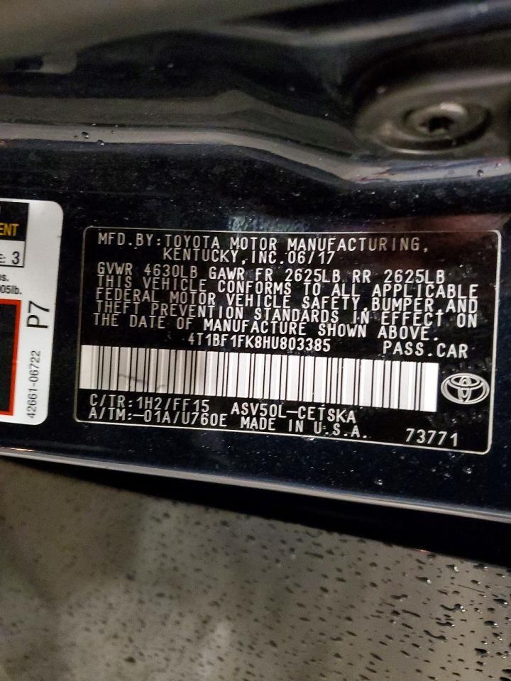2017 TOYOTA CAMRY