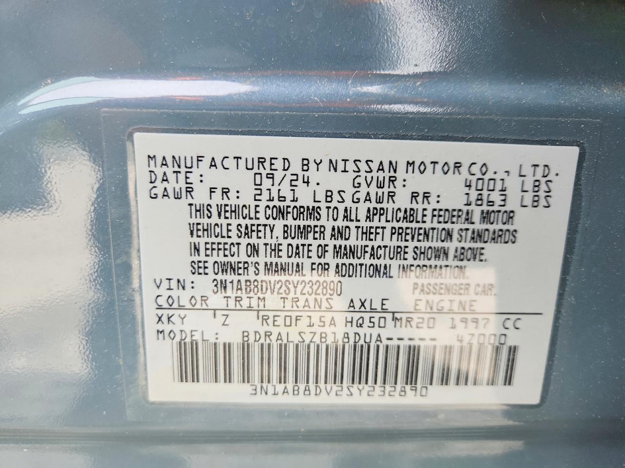 2025 NISSAN SENTRA