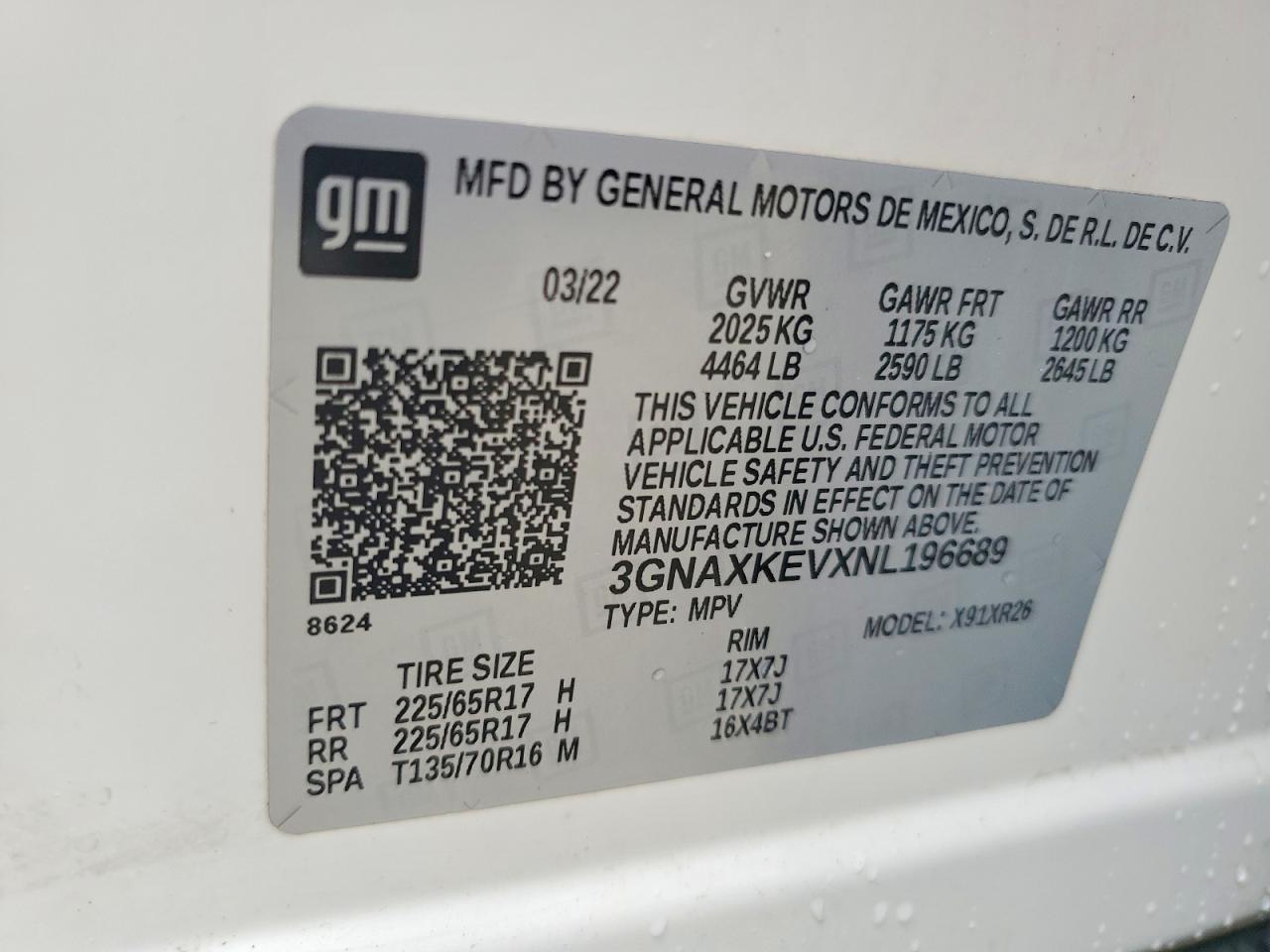 2022 CHEVROLET EQUINOX