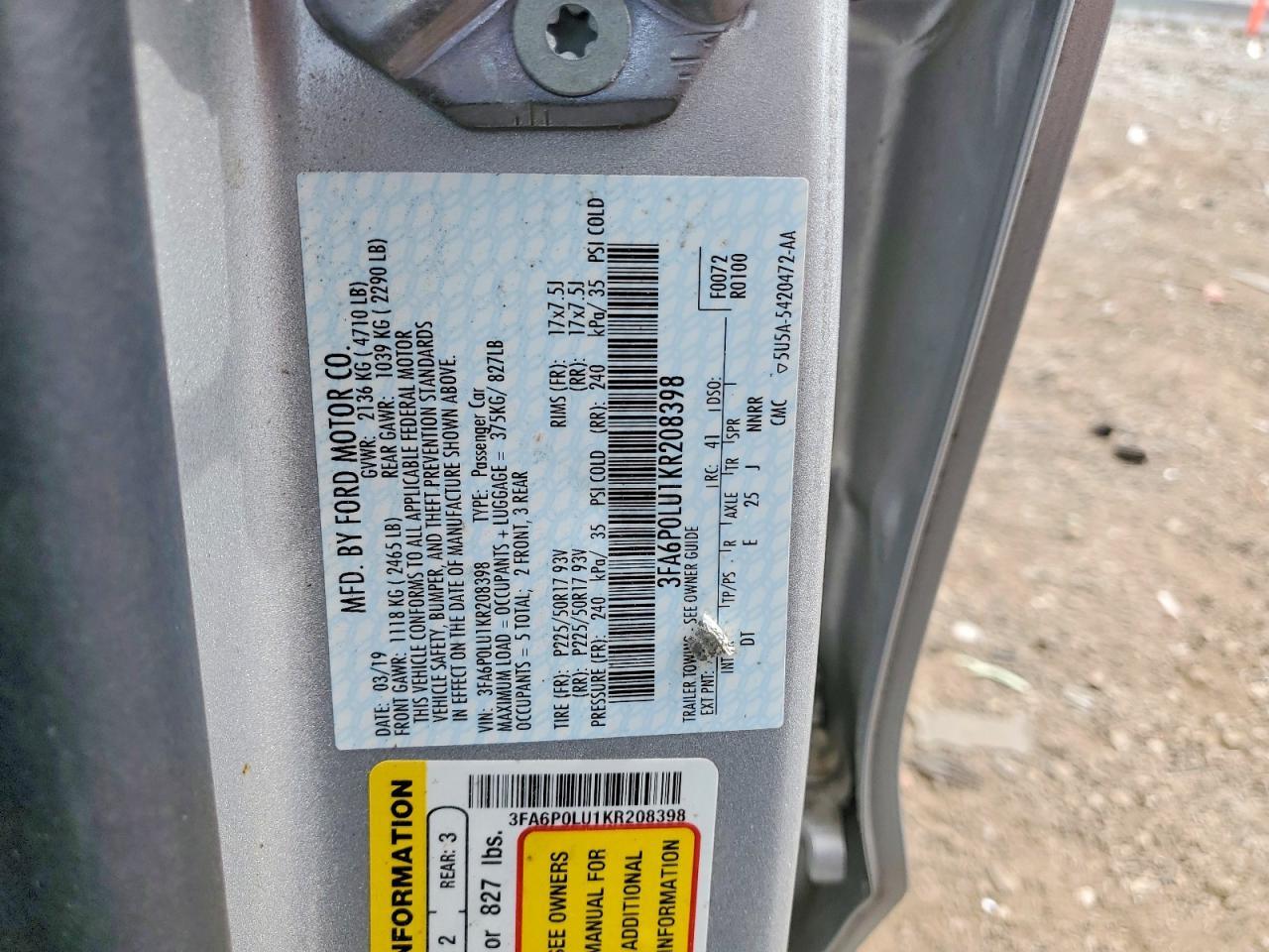 2019 FORD FUSION