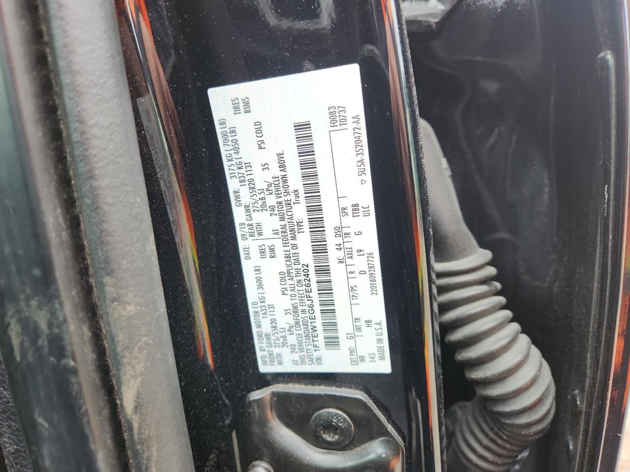2018 FORD F-150 Lightning
