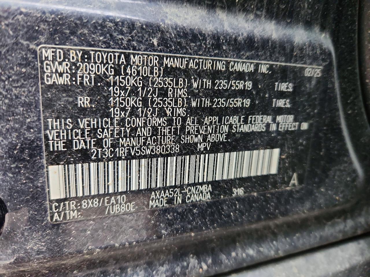 2025 TOYOTA RAV4