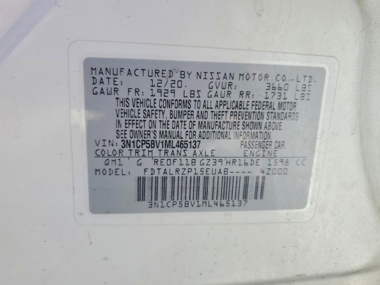 2021 NISSAN KICKS