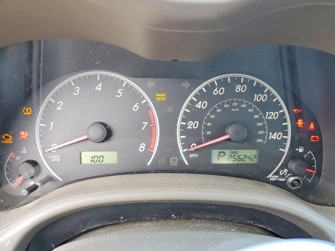 2009 TOYOTA COROLLA