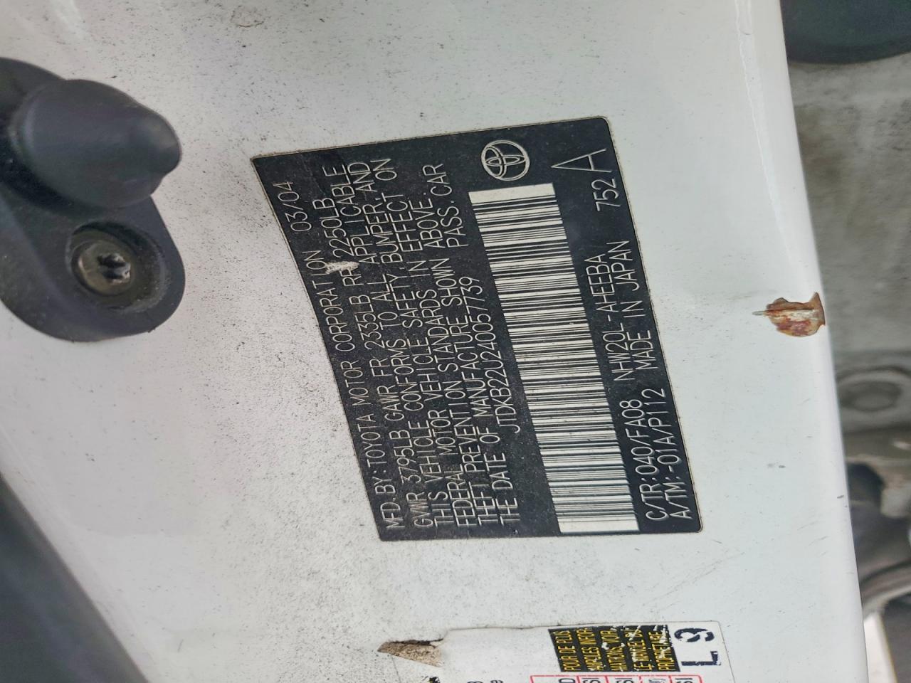 2004 TOYOTA PRIUS