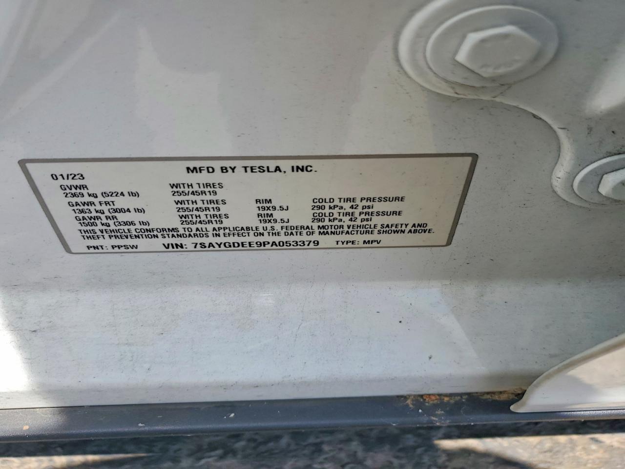2023 TESLA MODEL Y
