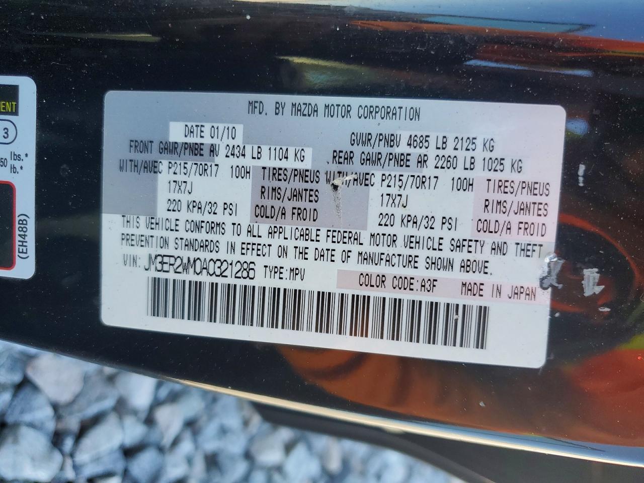 2010 MAZDA CX-7