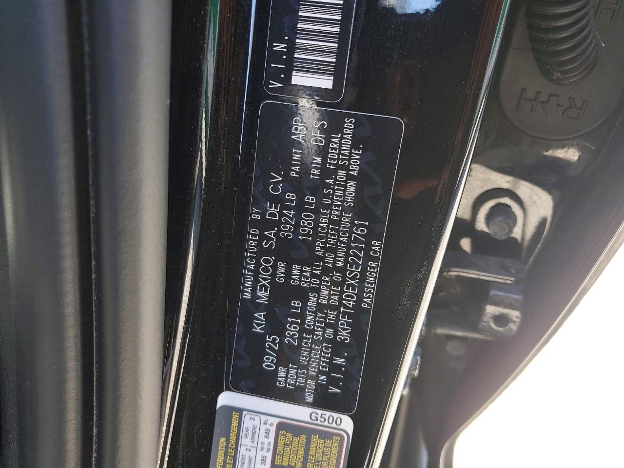 2025 KIA K4