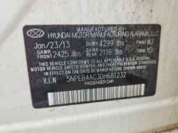 2013 HYUNDAI SONATA